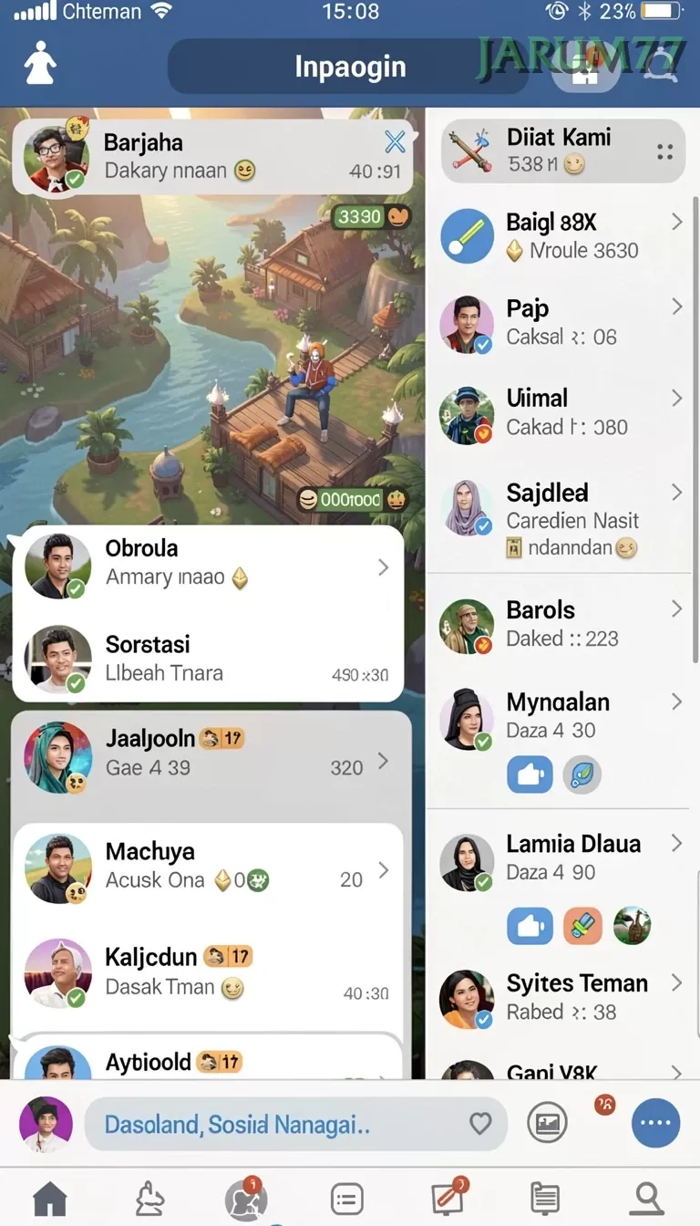 Cuplikan layar LOTUSHOKI — halaman utama
