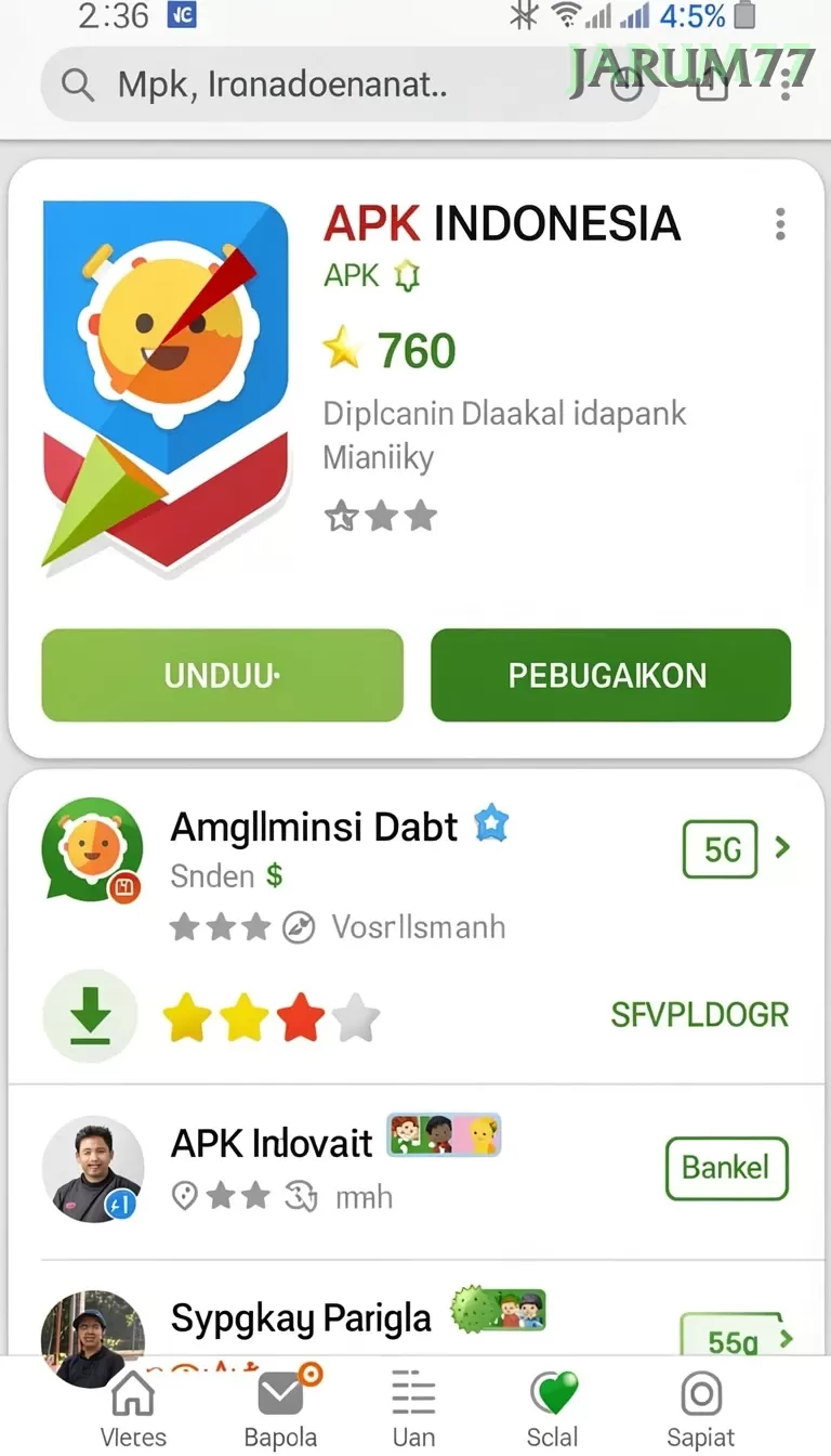 Cuplikan layar LOTUSHOKI — pengaturan akun