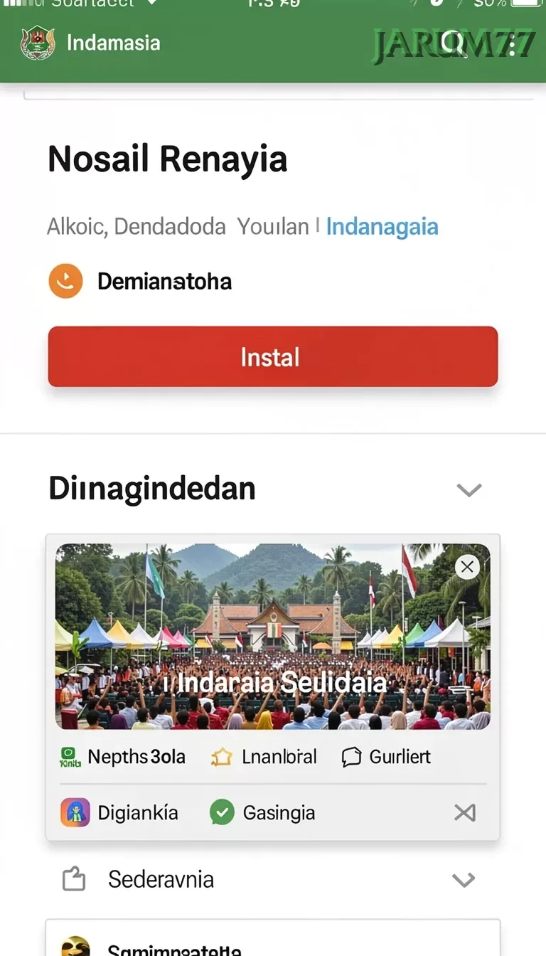 Cuplikan layar ALL303 — menu navigasi